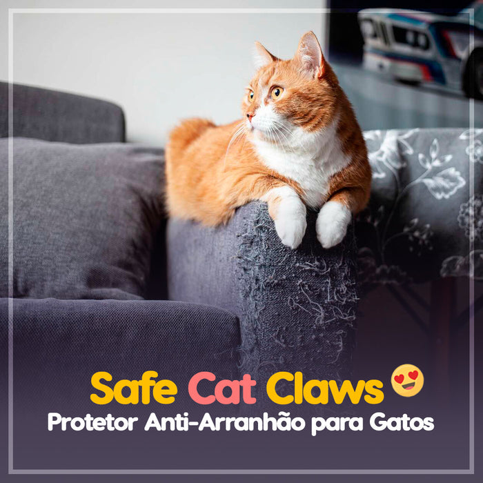 Safe Cat Claws - Protetor Anti-Arranhão para Gatos